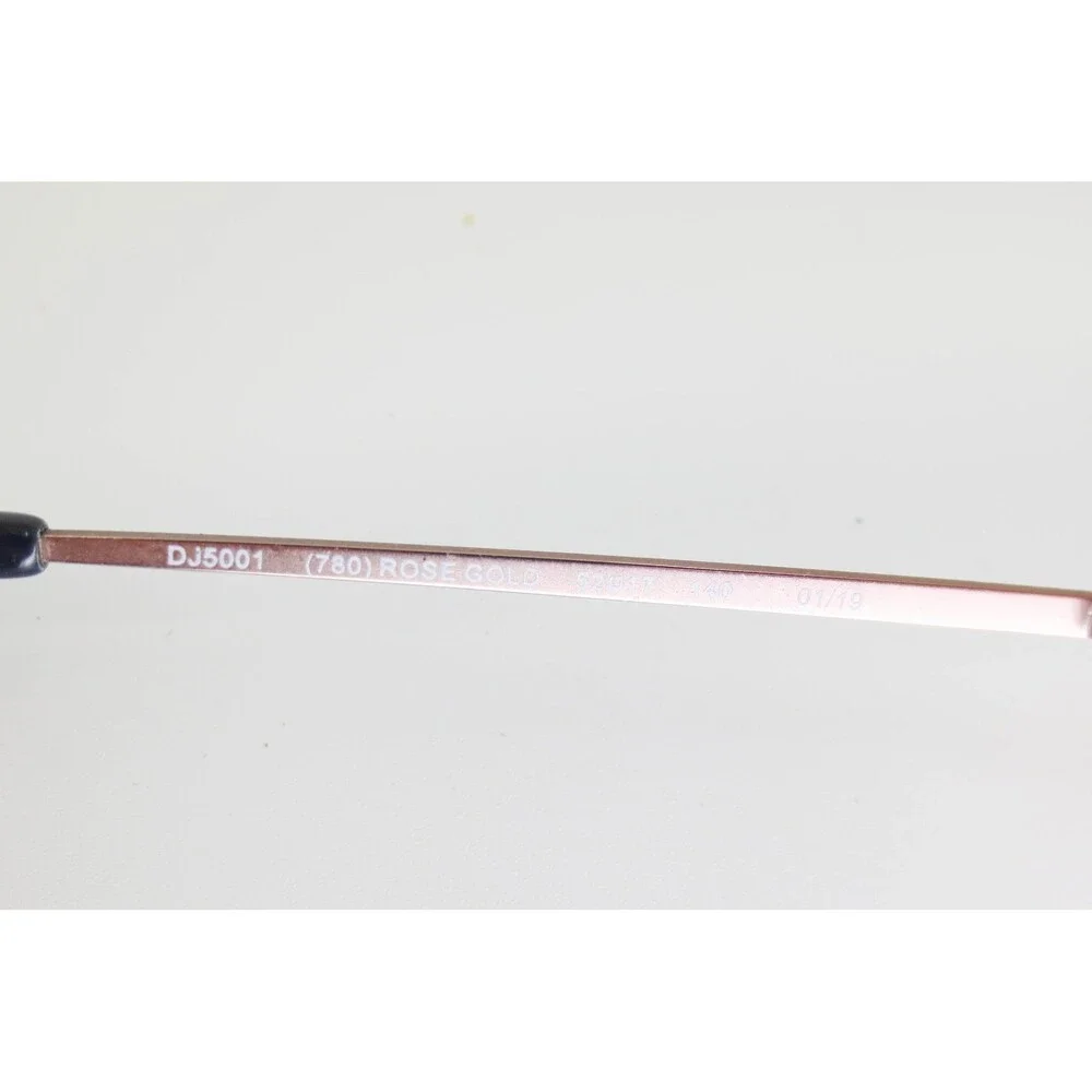 Draper James DJ5001 Rose Gold Metal Rectangular Eyeglass Frames 52-17-140 780